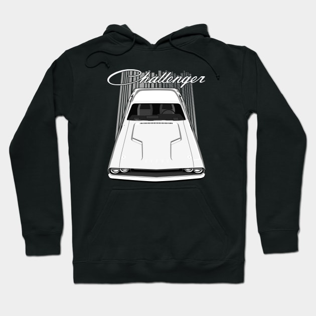 Challenger 70 - White Hoodie by V8social